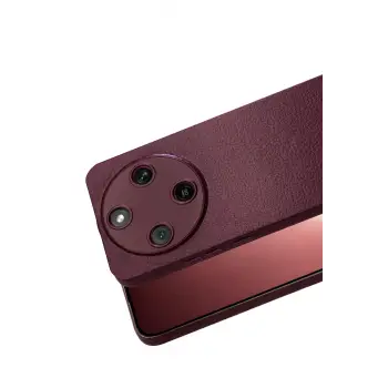 Newface Huawei Honor Magic 8 Lite Thermax Silikon Kılıf - Bordo