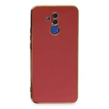 Newface Huawei Mate 20 Lite Kılıf Volet Silikon - Kırmızı