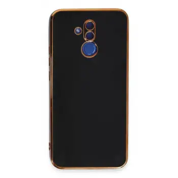 Newface Huawei Mate 20 Lite Kılıf Volet Silikon - Siyah
