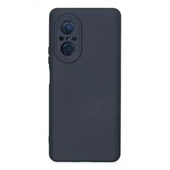 Newface Huawei Nova 9 SE Kılıf Nano içi Kadife Silikon - Lacivert