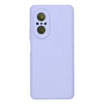 Newface Huawei Nova 9 SE Kılıf Nano içi Kadife Silikon - Lila
