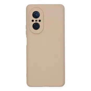 Newface Huawei Nova 9 SE Kılıf Nano içi Kadife Silikon - Pudra