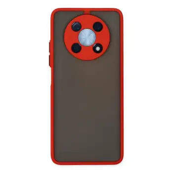 Newface Huawei Nova Y90 Kılıf Montreal Silikon Kapak - Kırmızı