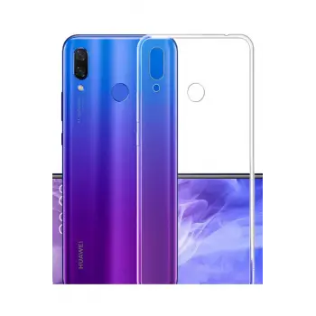 Newface Huawei P20 Lite Kılıf Lüx Şeffaf Silikon