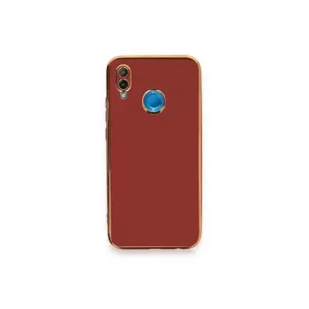 Newface Huawei P20 Lite Kılıf Volet Silikon - Kırmızı