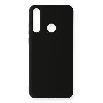 Newface Huawei Y6P Kılıf Nano içi Kadife Silikon - Siyah