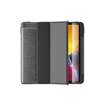 Newface Apple iPad 10.2 (7.nesil) Kılıf Tablet Focus Silikon - Siyah