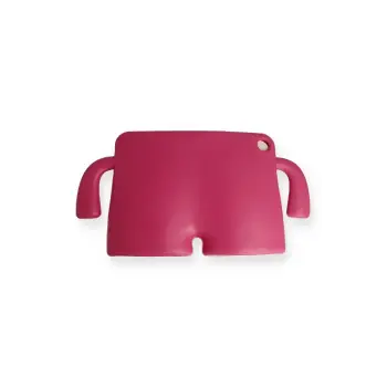 Newface iPad 4 9.7 Kılıf Karakter Tablet Silikon - Pembe
