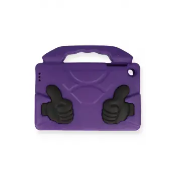 Newface Apple iPad 5 Air 9.7 Kılıf Like Stantlı Tablet Silikon - Mor