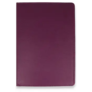 Newface iPad Mini 1 Kılıf 360 Tablet Deri Kılıf - Mürdüm