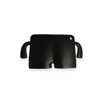 Newface iPad Mini 5 Kılıf Karakter Tablet Silikon - Siyah