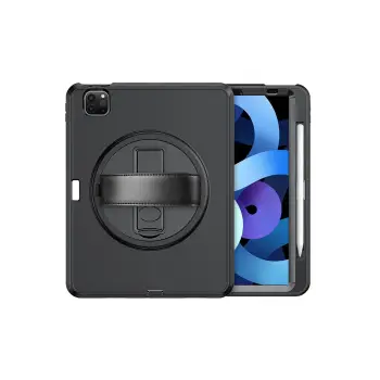 Newface iPad Pro 11 (2018) Kılıf Hand Strap Tablet Kılıfı - Siyah