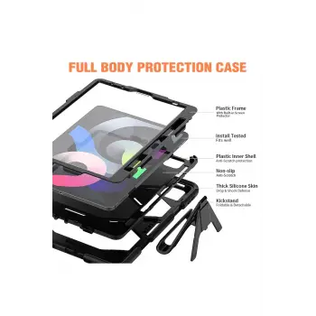 Newface iPad Pro 11 (2020) Kılıf Griffin Tablet Kapak - Siyah