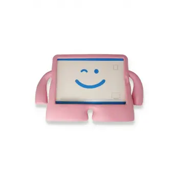 Newface Apple iPad Pro 11 (2021) Kılıf Karakter Tablet Silikon - Açık Pembe