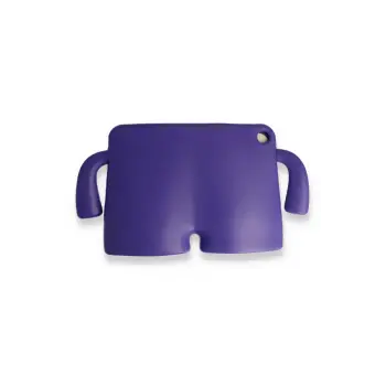 Newface iPad Pro 11 (2021) Kılıf Karakter Tablet Silikon - Mor