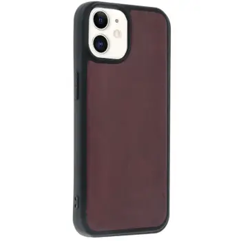Newface iPhone 11 Kılıf Aras Deri Kapak - Bordo