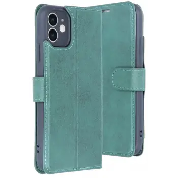 Newface Apple iPhone 11 Kılıf Trend S Plus Kapaklı Kılıf - Yeşil