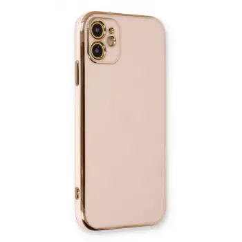 Newface Apple iPhone 11 Kılıf Volet Silikon - Pembe