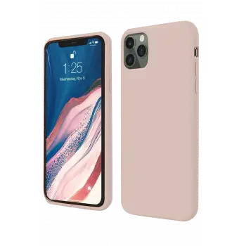 Newface iPhone 11 Pro Kılıf First Silikon - Rose Gold