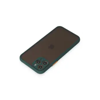Newface iPhone 11 Pro Kılıf Montreal Silikon Kapak - Yeşil
