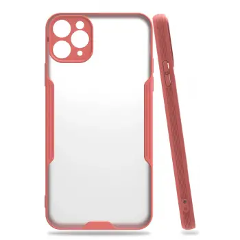 Newface iPhone 11 Pro Kılıf Platin Silikon - Pembe