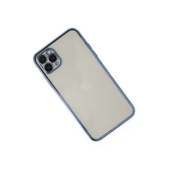 Newface iPhone 11 Pro Kılıf Razer Lensli Silikon - Açık Mavi