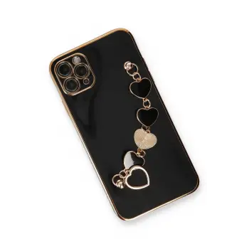 Newface iPhone 11 Pro Max Kılıf Esila Silikon - Siyah