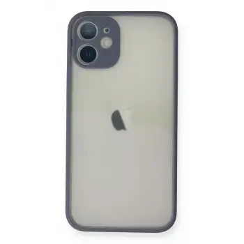 Newface Apple iPhone 11 Pro Max Kılıf Montreal Silikon Kapak - Gri