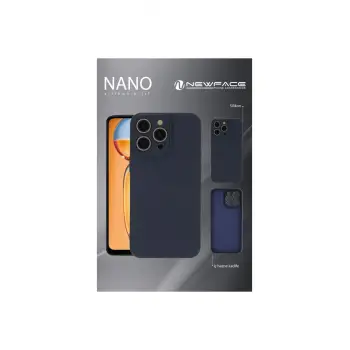 Newface iPhone 11 Pro Max Kılıf Nano içi Kadife Silikon - Mavi