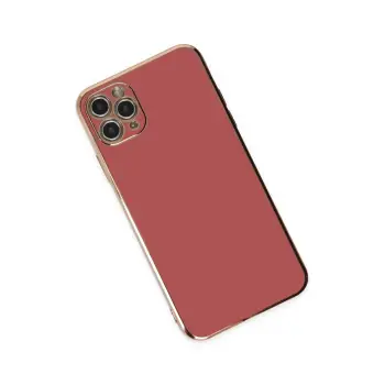 Newface iPhone 11 Pro Max Kılıf Volet Silikon - Kırmızı