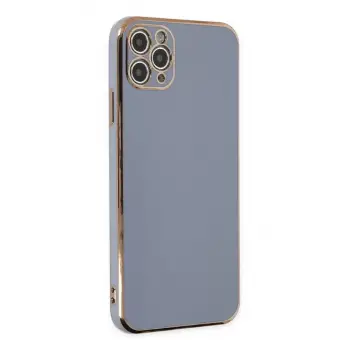 Newface Apple iPhone 11 Pro Max Kılıf Volet Silikon - Mavi