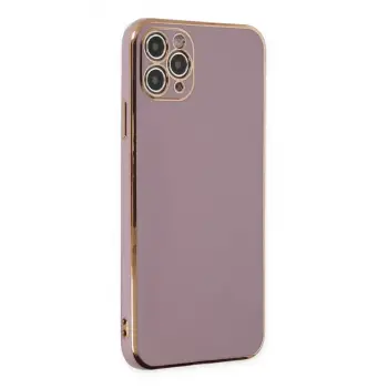 Newface Apple iPhone 11 Pro Max Kılıf Volet Silikon - Mor