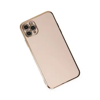 Newface iPhone 11 Pro Max Kılıf Volet Silikon - Pembe