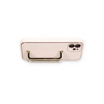 Newface iPhone 12 Kılıf Coco Elit Kapak - Pudra