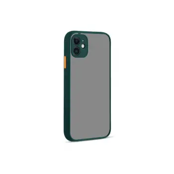 Newface iPhone 12 Kılıf Montreal Silikon Kapak - Yeşil