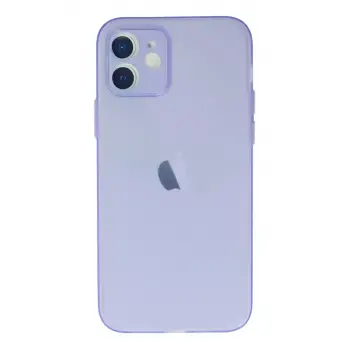 Newface Apple iPhone 12 Kılıf Puma Silikon - Mor