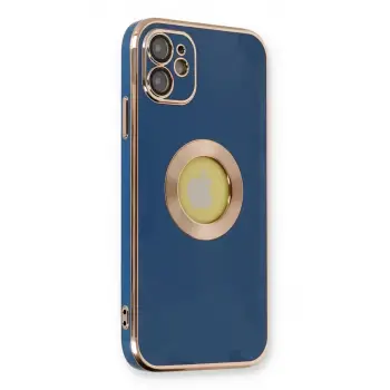 Newface Apple iPhone 12 Kılıf Store Silikon - Mavi