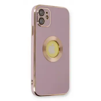 Newface Apple iPhone 12 Kılıf Store Silikon - Mor