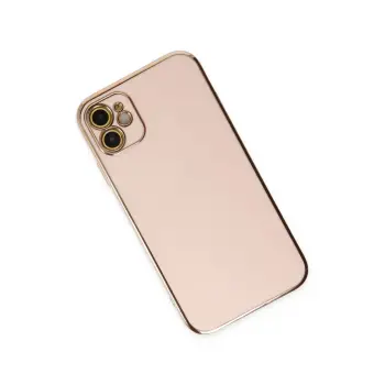 Newface iPhone 12 Kılıf Volet Silikon - Pembe