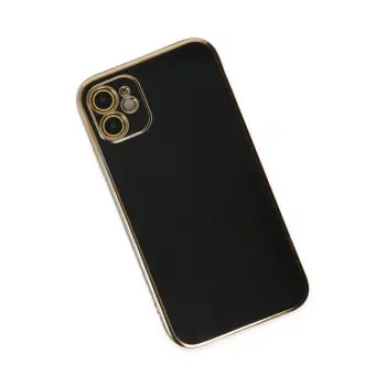 Newface iPhone 12 Kılıf Volet Silikon - Siyah