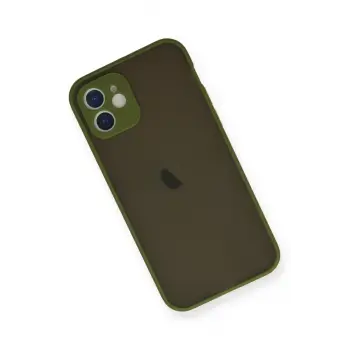 Newface iPhone 12 Mini Kılıf Montreal Silikon Kapak - Açık Yeşil