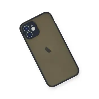 Newface iPhone 12 Mini Kılıf Montreal Silikon Kapak - Lacivert