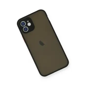 Newface iPhone 12 Mini Kılıf Montreal Silikon Kapak - Siyah