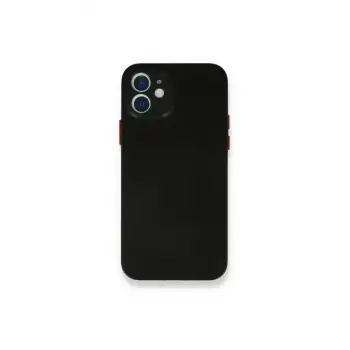 Newface Apple iPhone 12 Mini Kılıf PP Ultra İnce Kapak - Siyah