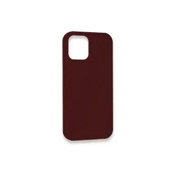 Newface iPhone 12 Pro Kılıf Lansman Legant Silikon - Bordo
