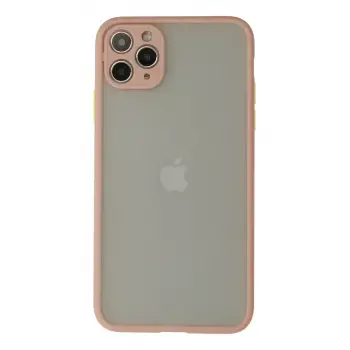 Newface Apple iPhone 12 Pro Kılıf Montreal Silikon Kapak - Pembe