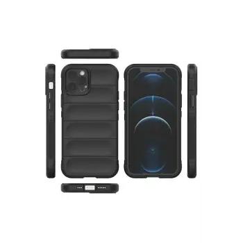 Newface iPhone 12 Pro Kılıf Optimum Silikon - Siyah