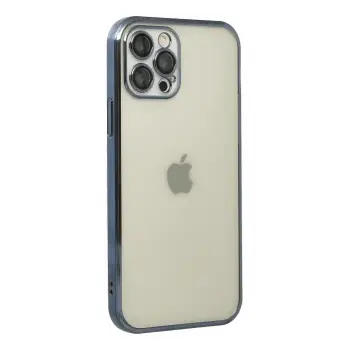 Newface iPhone 12 Pro Kılıf Razer Lensli Silikon - Lacivert