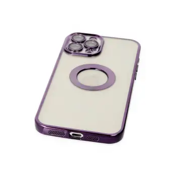 Newface iPhone 12 Pro Kılıf Slot Silikon - Mor