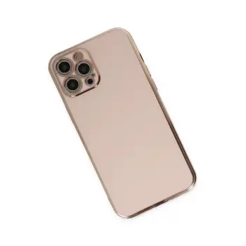 Newface Apple iPhone 12 Pro Kılıf Volet Silikon - Pembe